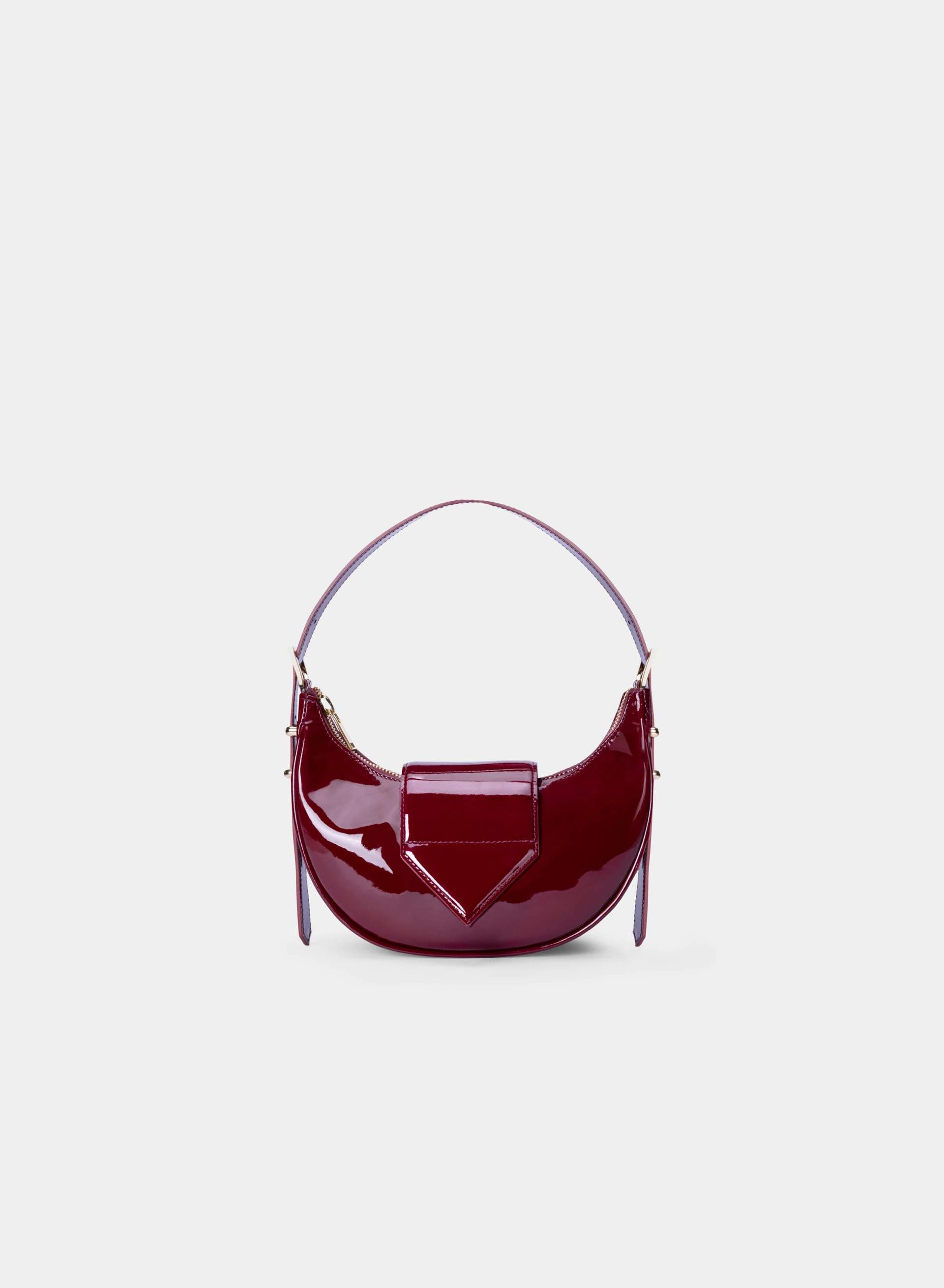 The 90's Bag Burgundy Patent