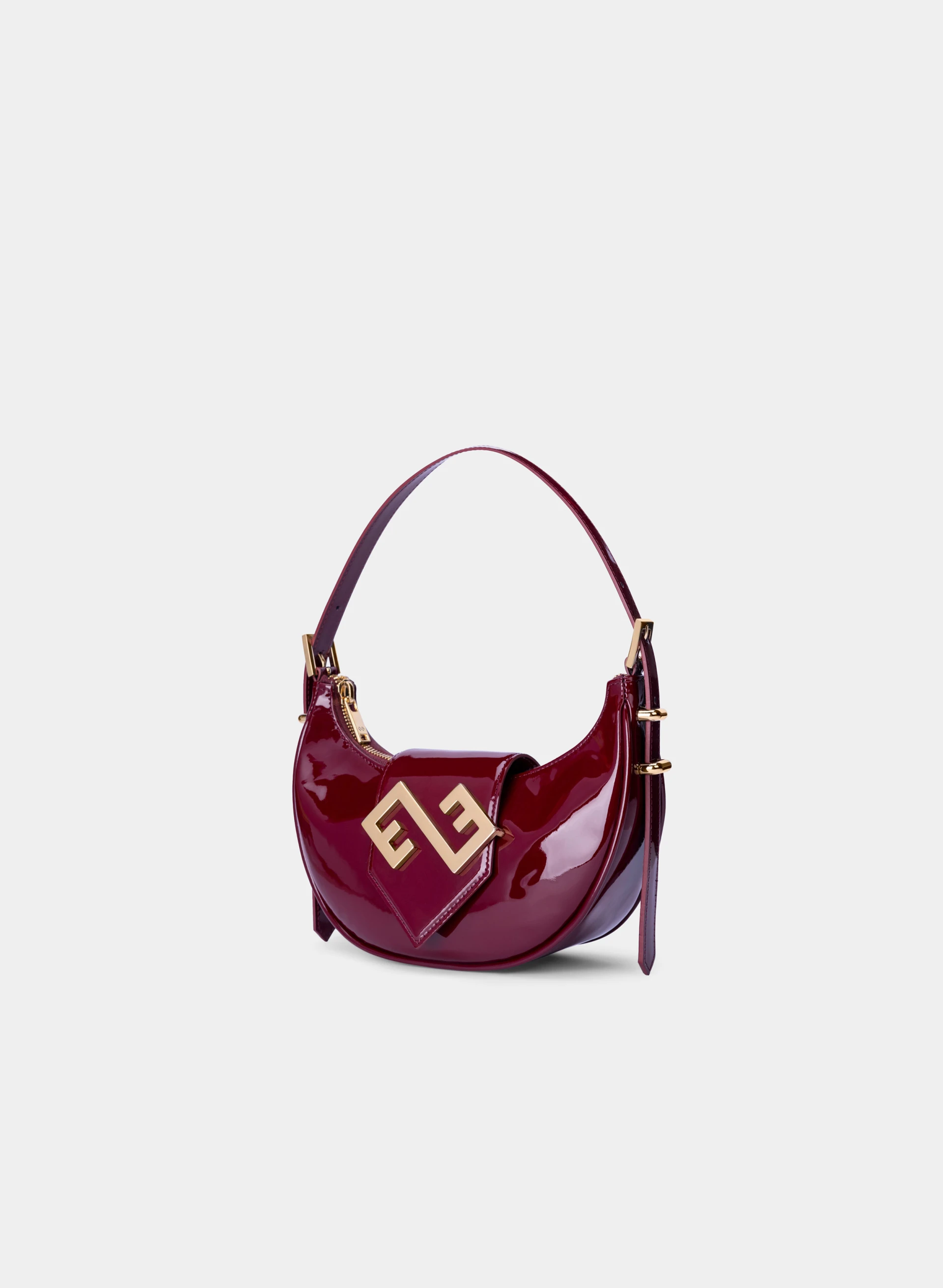 The 90's Bag Burgundy Patent