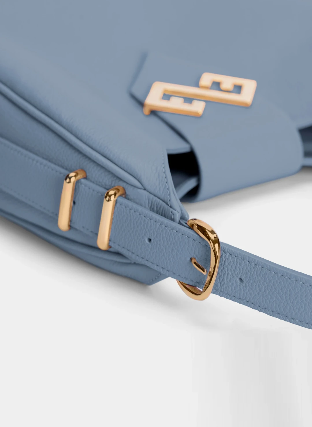 The 70's Bag  Satin Blue Limited