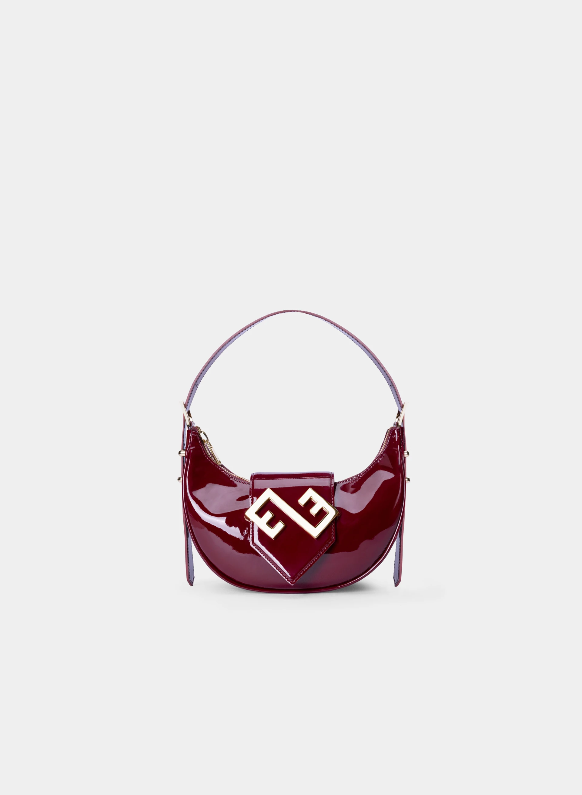 The 90's Bag Burgundy Patent