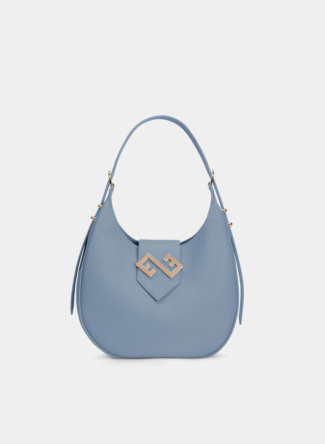 The 70's Bag  Satin Blue Limited